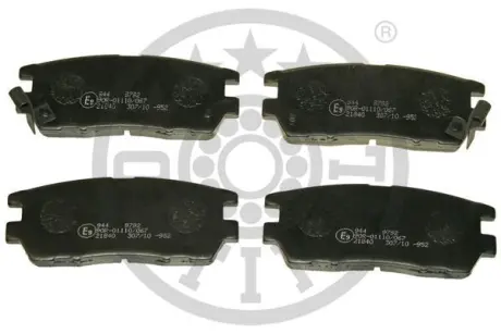 Гальмівні колодки дискові OPTIMAL BP-09792
