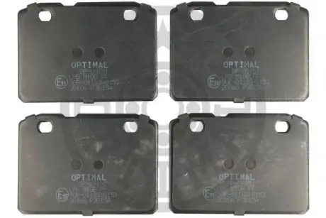 Гальмівні колодки дискові OPTIMAL BP-09151