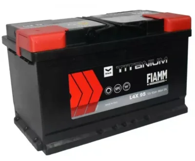 Автомобильный аккумулятор Titanium Black 6СТ-95Ah Аз 850A (EN) FIAMM 7905191