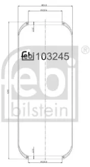 Подушка амортизуюча FEBI 103245