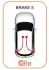 Трос ручного гальма зад. Л RENAULT TWINGO II 1.2/1.5D 03.07- COFLE 106545 (фото 2)
