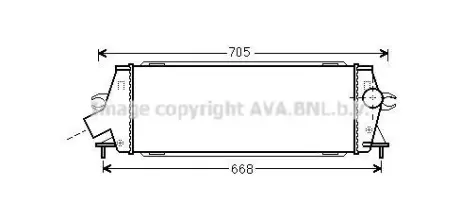 RENAULT Інтеркулер Trafic II 2.0/2.5dCi 01-, Opel Vivaro AVA RTA4456