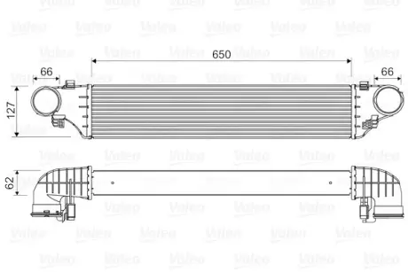 Інтеркулер VALEO 818552