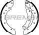 Гальмівні колодки зад. 405/Berlingo/Partner/Xsara (96-21) BREMSI GF0106 (фото 1)