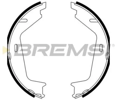 Гальмівні колодки бараб. XC90 02- BREMSI GF0608A