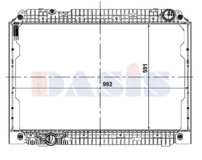 Радіатор AKS DASIS 130052N
