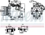 MITSUBISHI Компресор кондиціонера ECLIPSE IV 05-, ENDEAVOR 03-, GALANT IX 03- NISSENS 890879 (фото 1)
