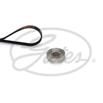 Комплект поликлинових ременів (з роликами) NISSAN ALMERA II, ALMERA TINO, PRIMERA 1.6/1.8/1.8LPG 08.99-10.08 GATES K066PK1113