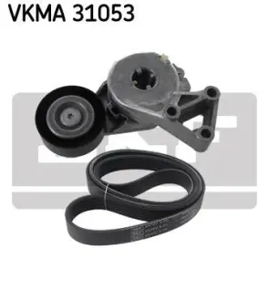 Комплект поликлинових ременів (з роликами) SEAT CORDOBA, IBIZA III, IBIZA IV, IBIZA IV SC, LEON SPORTSTOURER, SKODA FABIA I, SCALA, VW CADDY V, CADDY V/MINIVAN, POLO 1.6D-2.0D 12.99- SKF VKMA31053