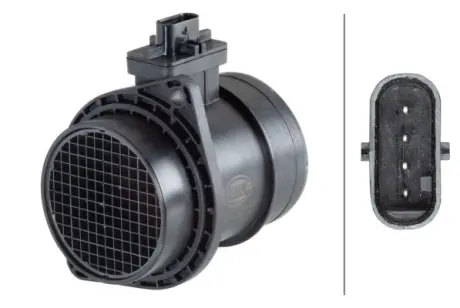 Витратомір повітря (4 pin, модуль) SEAT IBIZA IV, IBIZA IV SC, IBIZA IV ST, IBIZA IV/HATCHBACK, SKODA FABIA II, ROOMSTER, ROOMSTER PRAKTIK, VW POLO, POLO V 1.2D 10.09-05.15 HELLA 8ET358095291