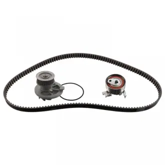 Комплект ГРМ (ремінь + ролик + водяний насос) OPEL ASTRA F, FRONTERA A SPORT, KADETT E, OMEGA A, OMEGA B, VECTRA A, VECTRA B 1.6/1.8/2.0 09.84-07.03 FEBI 176603