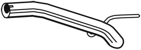 Вихлопна труба задн (довжина:510мм) OPEL ASTRA J, ASTRA J GTC 1.4/1.4LPG/1.8 12.09-04.18 WALKER 10725