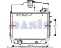 Радіатор, охолодження двигуна AKS DASIS 440285N (фото 1)