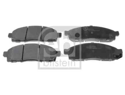 Комплект гальмівних колодок передн, NISSAN NV200, NV200 / EVALIA 1.5D/1.6/Electric 02.10- FEBI 116300