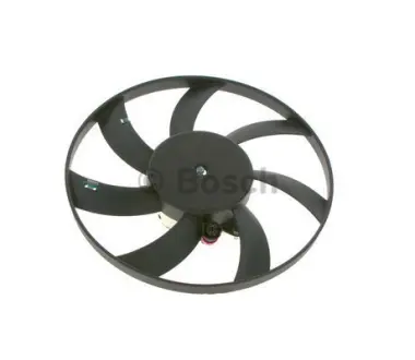 Вентилятор радіатора Прав SEAT CORDOBA, CORDOBA VARIO, CORDOBA VARIO/KOMBI, IBIZA II, INCA, VW CADDY II, CADDY III, CADDY II/MINIVAN, CADDY/MINIVAN, POLO, POLO III CLASSIC 1.0-2.0 02.93-06.09 BOSCH 0986338105