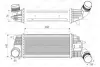 Інтеркулер (без клапана AGR) CITROEN C5 III, PEUGEOT 407, 508 I 2.0D/2.0DH 02.08- VALEO 818620 (фото 1)