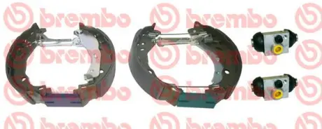 Гальмівна колодка DS DS 3, CITROEN C3 II, C3 II/HATCHBACK, C4 CACTUS, C-ELYSEE, DS3, PEUGEOT 208 I, 208/HATCHBACK, 301 1.0-1.6D 09.09- BREMBO K61088