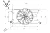 Вентилятор радіатора (з корпусом) FORD C-MAX, FOCUS C-MAX, FOCUS II, FOCUS II/KOMBI 1.4/1.6/2.0D 10.03-09.12 NRF 47961 (фото 1)