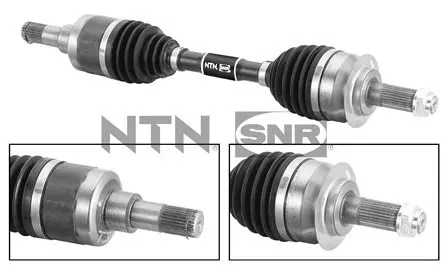 Привідний вал передн Лів 618мм FIAT SEDICI, SUZUKI SX4, SX4 S-CROSS, VITARA 1.6/1.6D/1.9D 06.06- SNR NTN-SNR DK77023