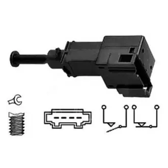 Вимикач світла гальма AUDI A2, A3, A8 D3, TT, PORSCHE CAYENNE, SEAT ALHAMBRA, AROSA, CORDOBA, CORDOBA VARIO, LEON, TOLEDO II, SKODA FABIA I, OCTAVIA I, OCTAVIA II, VW BORA, BORA I 09.95-12.13 MEAT &amp; DORIA MEAT&DORIA 35035 (фото 1)