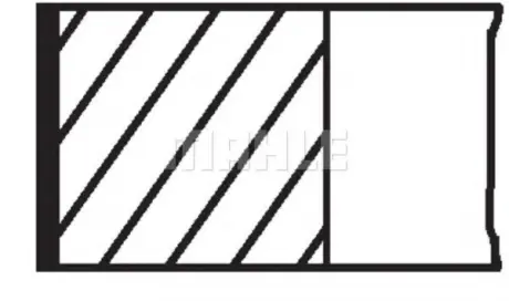 83,25 1,5-1,5-2 Комплект поршньових кілець ALFA ROMEO 159, BRERA, GIULIETTA, SPIDER, CHEVROLET MALIBU, FIAT BRAVO II, DOBLO, DOBLO CARGO, DUCATO, FREEMONT, SEDICI, LANCIA DELTA III 2.0D 06.06- MAHLE MAHLE\KNECHT 011RS001100N1