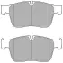 Комплект гальмівних колодок передн, JAGUAR F-PACE, I-PACE, XE, XF II, XF SPORTBRAKE, LAND ROVER RANGE ROVER VELAR 2.0-Electric 03.15- DELPHI LP3187 (фото 1)