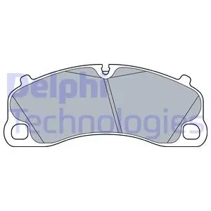 Комплект гальмівних колодок передн, PORSCHE 911, 911 TARGA 3.0/3.8/4.0 09.13-12.20 DELPHI LP3570
