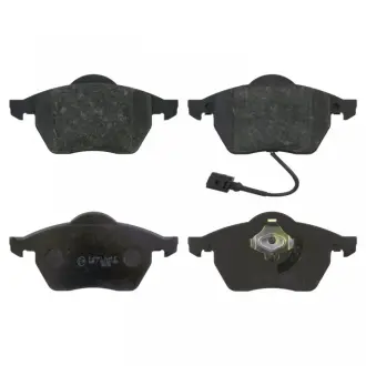 Комплект гальмівних колодок передн, AUDI A3, TT, SEAT IBIZA III, LEON, TOLEDO II, SKODA OCTAVIA I, VW BORA, BORA I, GOLF III, GOLF IV, NEW BEETLE, PASSAT B3/B4, POLO, VENTO 1.6ALK-3.2 06.91-06.14 BLUE PRINT ADV184232