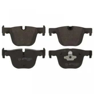 Комплект гальмівних колодок задн, BMW 3 (F30, F80), 3 (F31), 3 GRAN TURISMO (F34), 4 (F32, F82), 4 (F33, F83), 4 GRAN COUPE (F36) 2.0D-3.0H 11.11- BLUE PRINT ADB114238