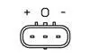 Датчик тиску у впускному колекторі (3 pin) TOYOTA AURIS, COROLLA, DYNA, HIACE / COMMUTER V, HIACE V, LAND CRUISER PRADO, YARIS 1.4D/2.5D/3.0D 07.01- NGK 90962 (фото 2)