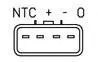 Датчик тиску у впускному колекторі (4 pin) SUBARU FORESTER, IMPREZA, LEGACY IV, LEGACY V, OUTBACK, XV 2.0D 02.08- NGK 91744