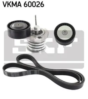 Комплект поликлинових ременів (з роликами) CHEVROLET CRUZE, EPICA, LACETTI, NUBIRA 2.0D 01.05- SKF VKMA60026