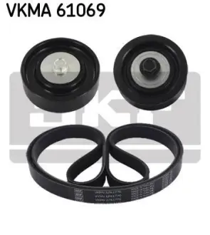 Комплект поликлинових ременів (з роликами) TOYOTA YARIS 1.3 04.02-09.05 SKF VKMA61069