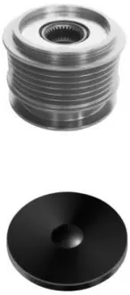 Шків генератора ALFA ROMEO 159, FIAT BRAVO II, CROMA, GRANDE PUNTO, STILO, OPEL ASTRA H, ASTRA H GTC, ASTRA H/KOMBI, SIGNUM, VECTRA C, VECTRA C GTS, ZAFIRA B 1.9D 09.03- HELLA 9XU358039141