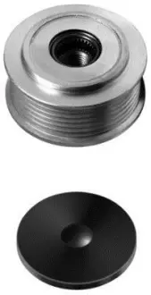 Шків генератора VOLVO S60 I, S70, S80 I, S80 II, V70 II, XC70 I, VW LT 28-35 II, LT 28-46 II, TRANSPORTER T4 2.4-2.8D 09.95-03.11 HELLA 9XU358038241