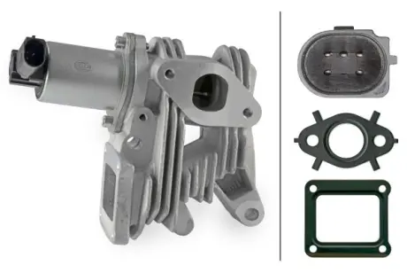 Клапан EGR RENAULT GRAND SCENIC II, LAGUNA II, MEGANE II, SCENIC II 1.9D 11.02- HELLA 6NU010171851