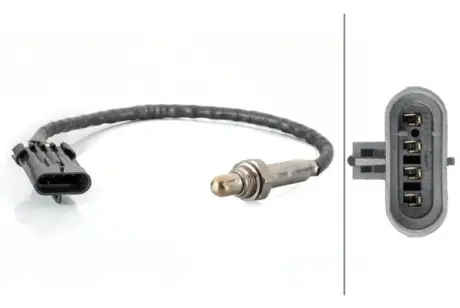 Лямбда-зонд (кількість дротів 4, 310мм) OPEL FRONTERA B 2.2/3.2 10.98-07.04 HELLA 6PA358103501