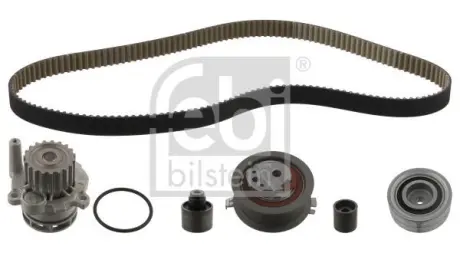 Комплект ГРМ (ремінь + ролик) AUDI A1, A3, A4 ALLROAD B8, A4 B8, A5, A6 C7, Q3, Q5, TT, SEAT ALHAMBRA, ALTEA, ALTEA XL, EXEO, EXEO ST, IBIZA IV, IBIZA IV SC, IBIZA IV ST 1.2D/1.6D/2.0D 05.03- FEBI 45116