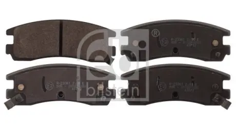 Комплект гальмівних колодок задн, BUICK CENTURY, PARK AVENUE, REGAL, RIVIERA, CADILLAC DEVILLE, ELDORADO, SEVILLE II, CHEVROLET ALERO, IMPALA, VENTURE, OPEL SINTRA 2.2-4.9 09.87-12.05 FEBI 116154