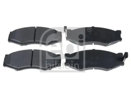 Комплект гальмівних колодок передн, NISSAN 300ZX, BLUEBIRD, CABSTAR E, LAUREL, NAVARA, PICK UP, PRAIRIE, SERENA, SILVIA, VANETTE, VANETTE CARGO 1.5-3.0D 07.81- FEBI 116411