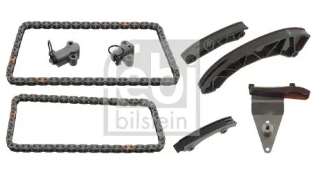 Комплект ГРМ (ланцюг + елементи) HYUNDAI ACCENT III, ELANTRA IV, GETZ, I10 I, I30, MATRIX, KIA CEED, CERATO I, PICANTO I, RIO II 1.1D/1.5D/1.6D 12.04-12.12 FEBI 107377