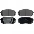 Комплект гальмівних колодок передн, HYUNDAI I40 I, I40 I CW, IX35, TUCSON, TUCSON/SUV, KIA OPTIMA, SOUL II, SPORTAGE III, SPORTAGE IV 1.6-2.4 08.09- FEBI 116265 (фото 1)