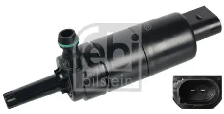 Насос склоомивача задн/передн BMW 3 (E36), OPEL INSIGNIA A, INSIGNIA A COUNTRY, MOKKA / MOKKA X KOMBI-SUV 03.91- FEBI 108945