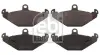 Комплект гальмівних колодок задн, LOTUS ELISE, EXIGE, OPEL SPEEDSTER 1.6-3.5 08.95- FEBI 116158 (фото 1)