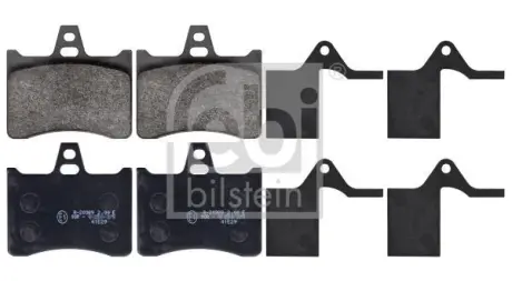 Комплект гальмівних колодок задн, CITROEN XANTIA, XANTIA/KOMBI 1.8-3.0 06.95-04.03 FEBI 116035