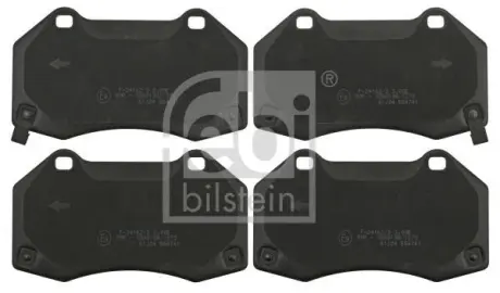 Комплект гальмівних колодок передн, OPEL CORSA D, CORSA E 1.4/1.6/1.7D 08.06- FEBI 116223