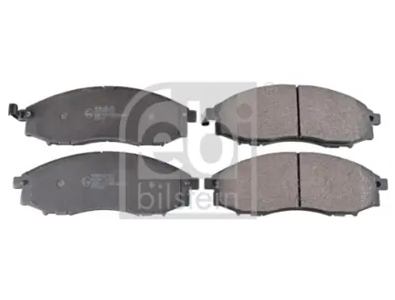 Комплект гальмівних колодок передн, NISSAN NAVARA, NP300 2.5D 05.98- FEBI 170665