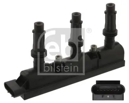 Котушка запалювання OPEL CORSA D, CORSA D/HATCHBACK 1.0 12.09-08.14 FEBI 39585