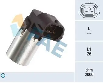 Датчик положення колінчастого вала SUBARU FORESTER, IMPREZA, LEGACY I, LEGACY II, LEGACY III, LEGACY IV, LEGACY OUTBACK, LEGACY V, OUTBACK 1.5-2.5 01.89-12.14 FAE 79429