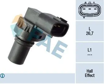 Датчик положення колінчастого вала SUBARU JUSTY III, SUZUKI IGNIS I, IGNIS II, JIMNY, LIANA, WAGON R+ 1.3/1.5 09.98- FAE 79392